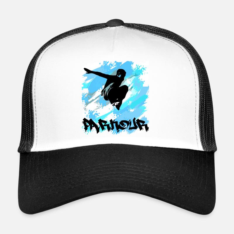 Parkour - Trucker Cap - Weiß/Schwarz
