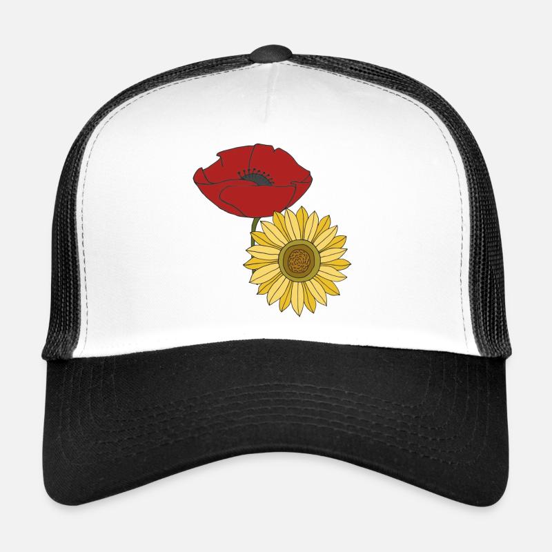 mohn sonnenblume Trucker Cap
