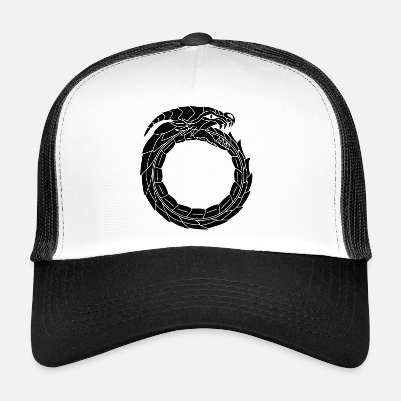 Devouring Black Dragon Trucker Cap