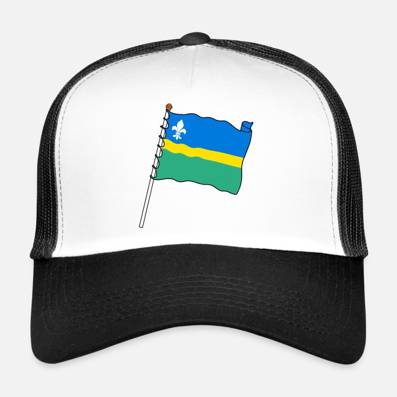 Drapeau Flevoland le drapeau de la province du Flevoland Casquette trucker 