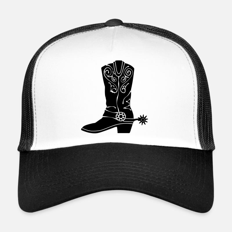 Cowboy western boot Trucker Cap