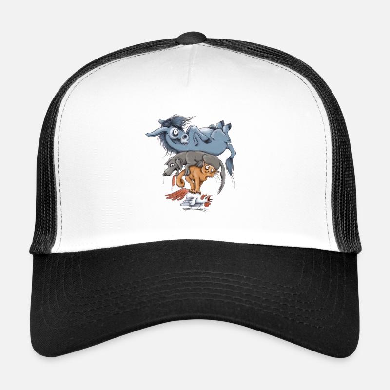 Worth A Try - Trucker Cap - Weiß/Schwarz