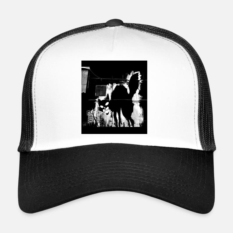 Buckel von Amsterdam - Trucker Cap - Weiß/Schwarz