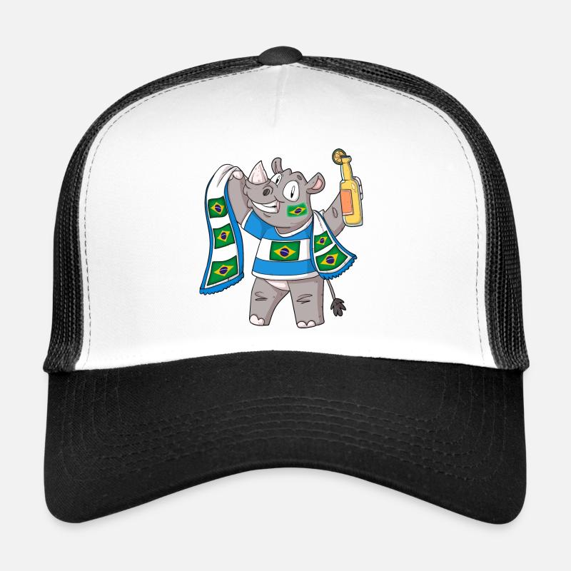 Rhino Fan Brésil Casquette trucker 