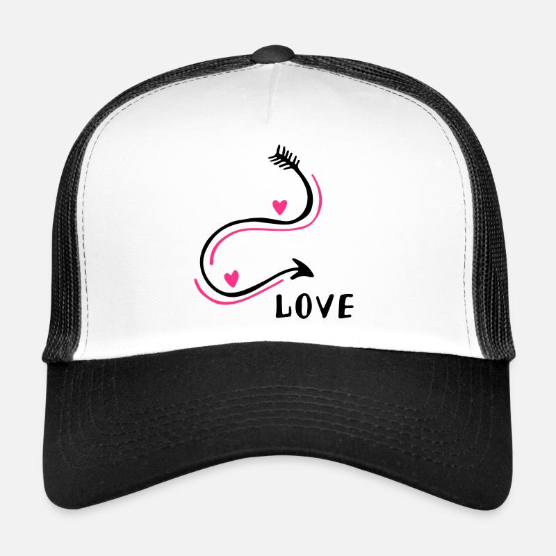 Love Herz Liebe Herzchen Schmetterlinge im Bauch Trucker Cap