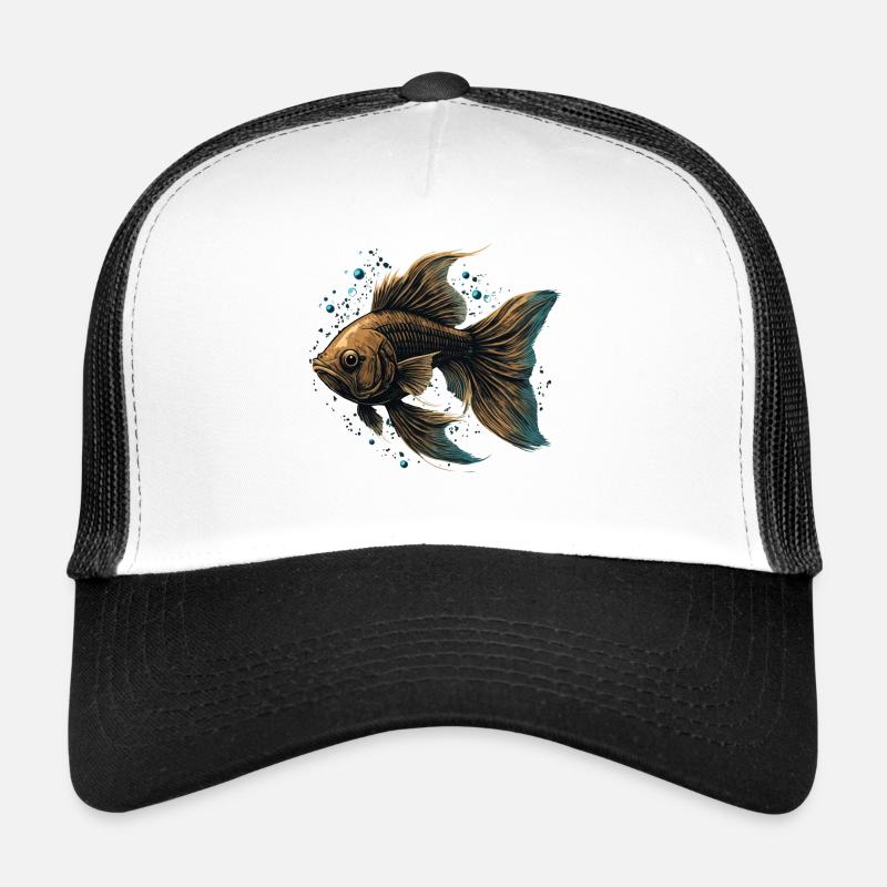 Brauner Fisch Trucker Cap
