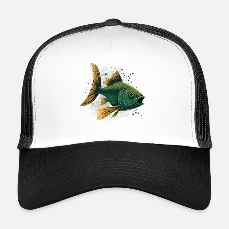 Poisson à bouche ouverte Casquette trucker 