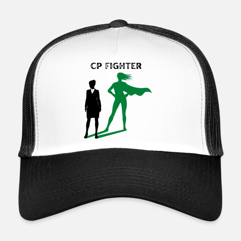 CP Kämpfer - Trucker Cap - Weiß/Schwarz