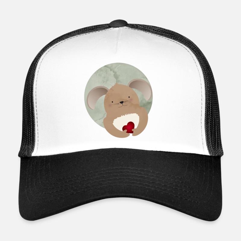 cute with a heart for Valentine's Day Trucker Cap