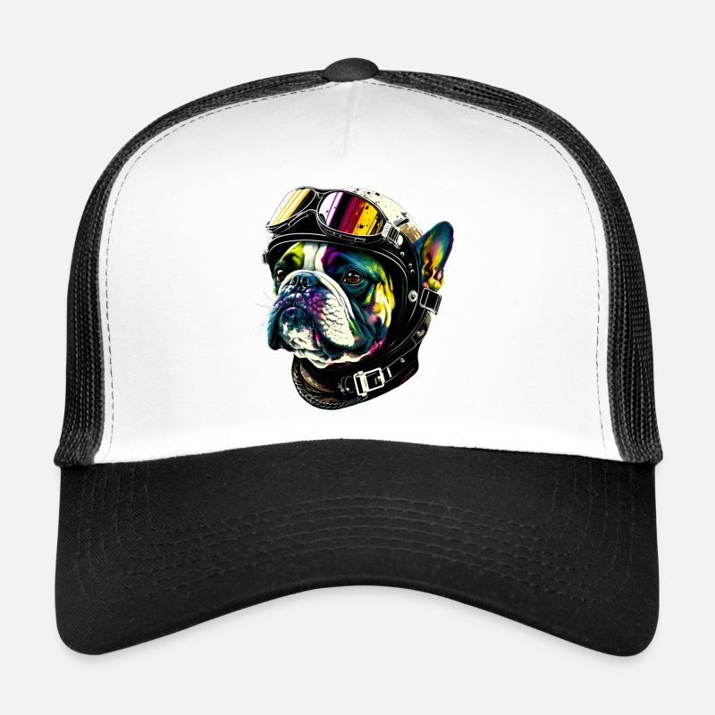 Bulldog Pilot - Trucker Cap - white/black