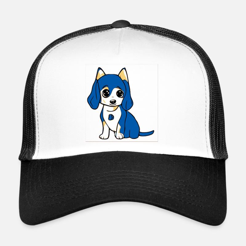 Mignon beau chien Chibi Casquette trucker 