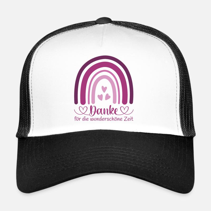 Danke für die wunderschöne Zeit - Trucker Cap - Weiß/Schwarz