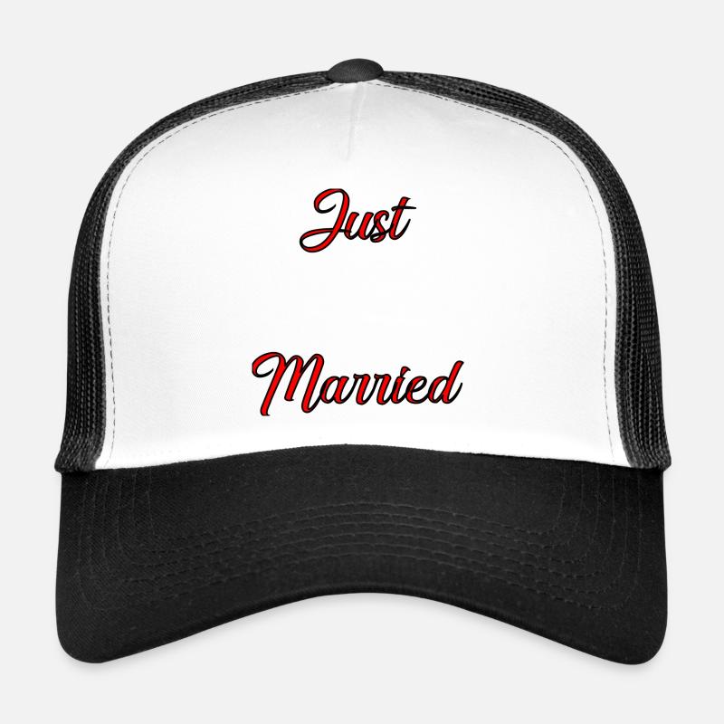 JUST MARRIED. VIVE LES MARIES. EVJF. Casquette trucker 