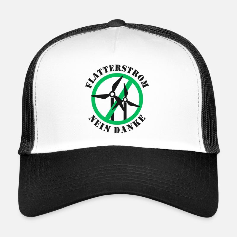 Flatterstrom Nein Danke, Windkraft Nein Danke Trucker Cap