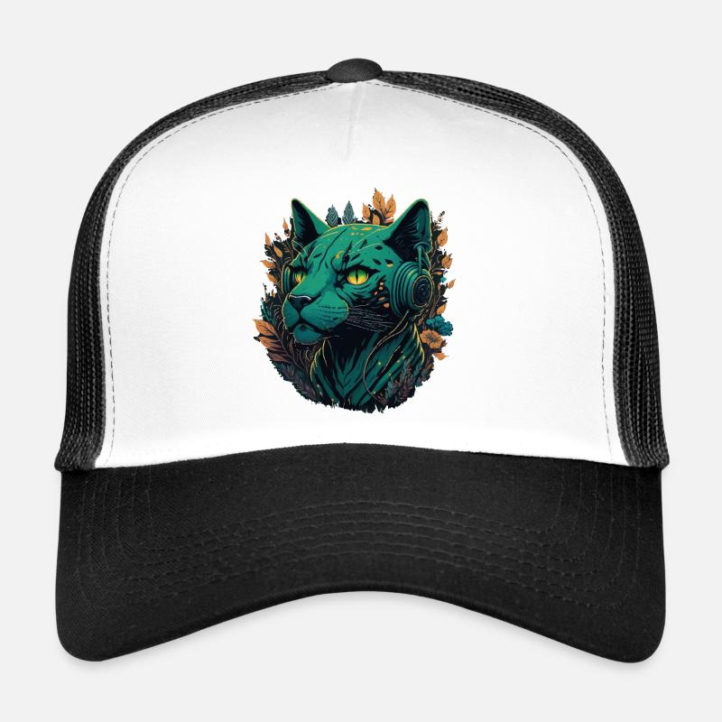 Panter Panter Vintage Gaming - Casquette trucker  - blanc/noir