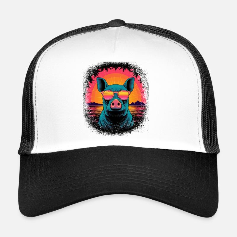 Agriculture Cochons d’Inde Drôle de citation Cochon mignon Casquette trucker 
