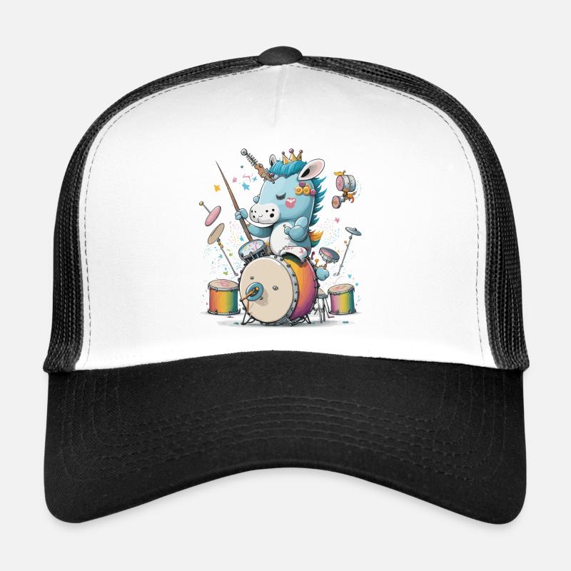 Einhorn-Schlagzeuger Trucker Cap