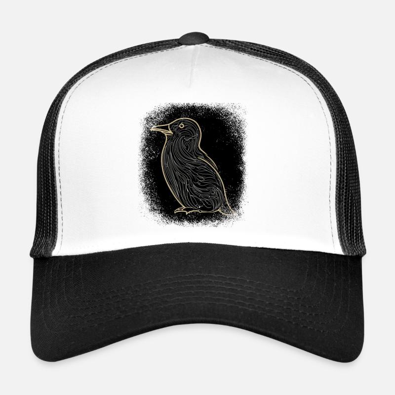 Birthday Funny Funny Sayings Dancing Penguin Trucker Cap