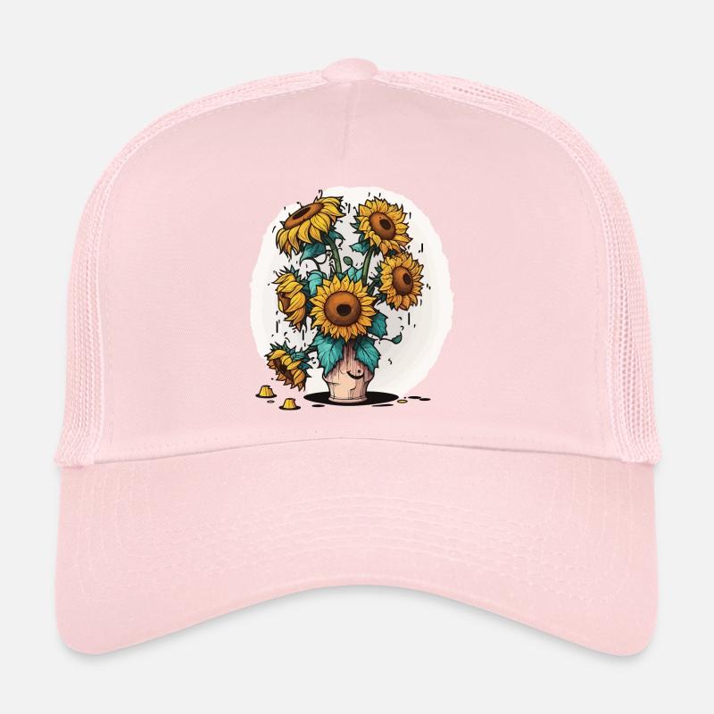 Tournesols en fleurs Casquette trucker 