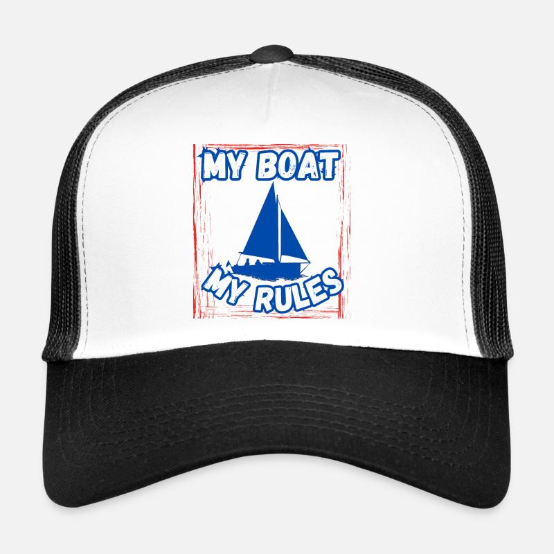 Mon bateau Mes règles Casquette trucker 