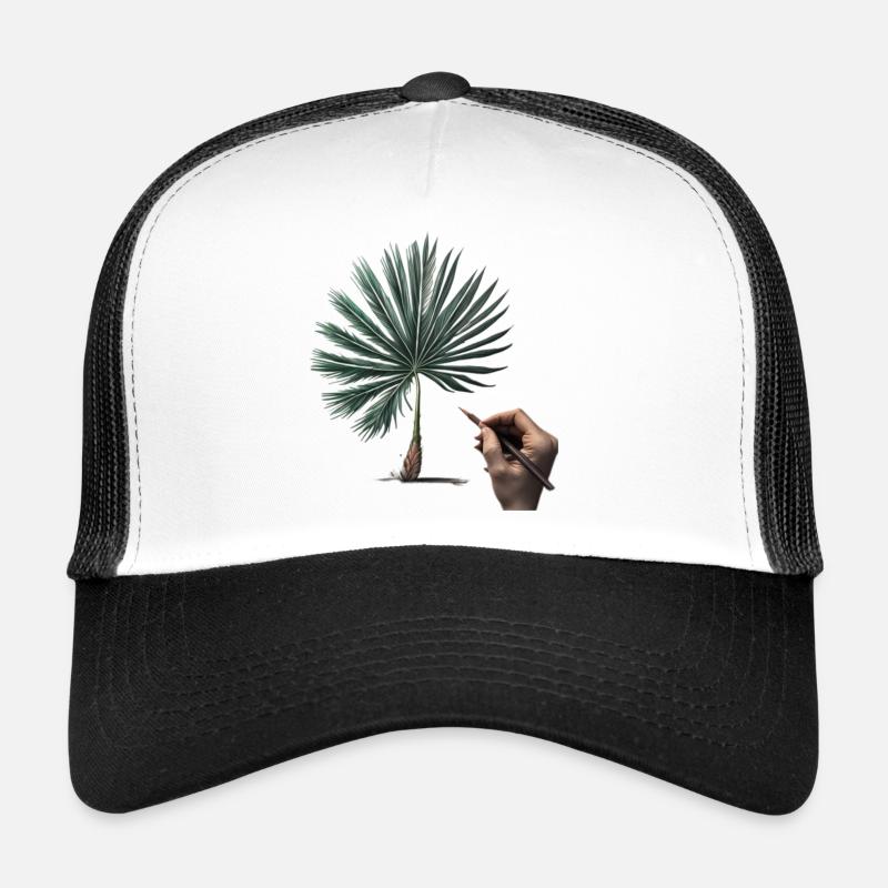 Palm tree Trucker Cap