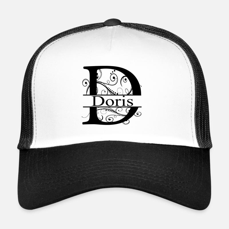 Monogramm mit dem Namen Doris Trucker Cap