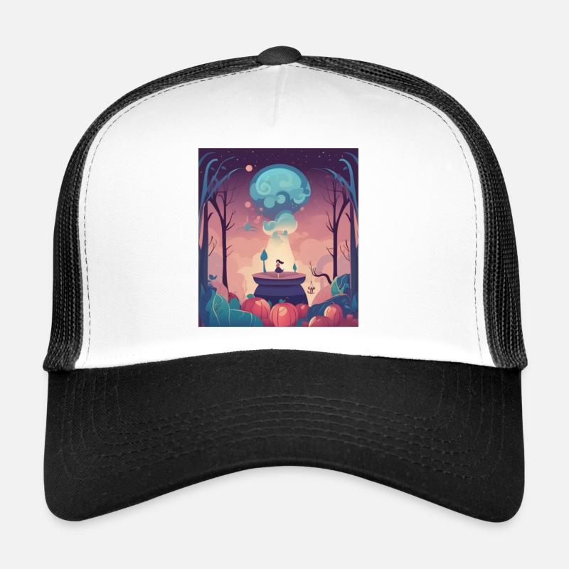 Sunset/explosion Trucker Cap