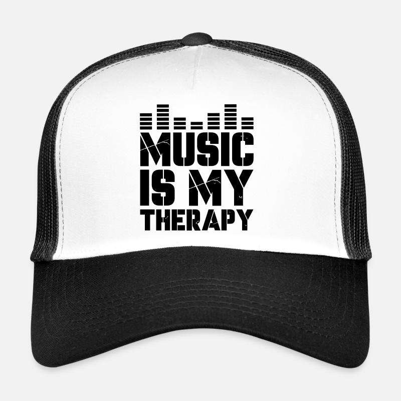 music is my therapy Trucker Cap