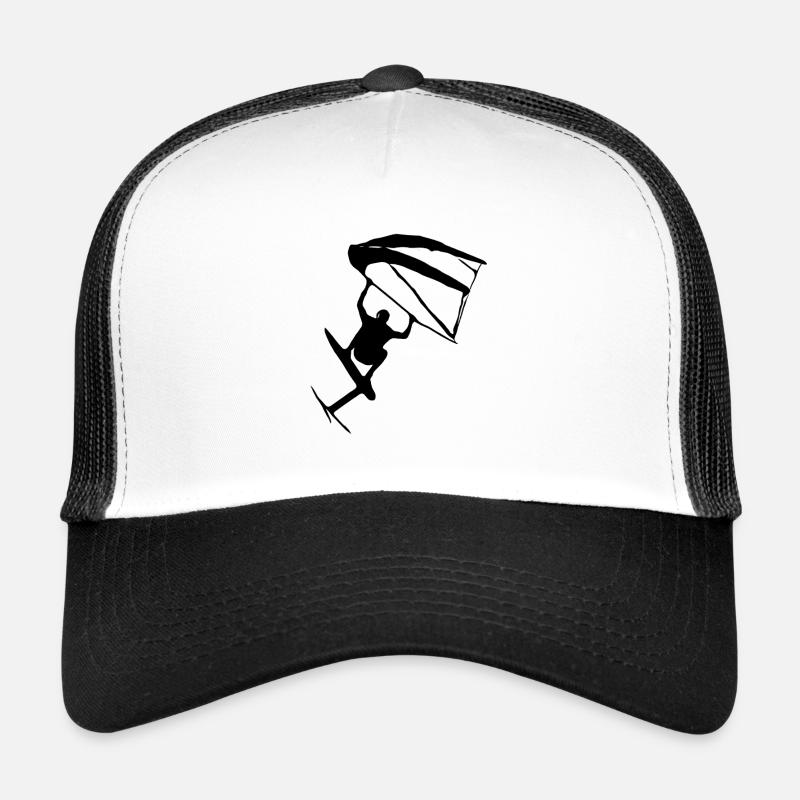 Trendy Wingfoil Style - Trucker Cap - white/black