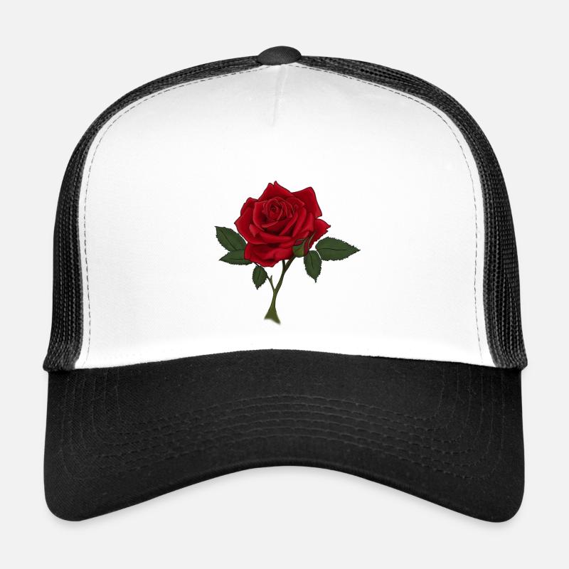 Rose Casquette trucker 