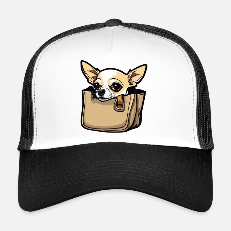 Chihuahua / small dog / animal / tiny / breed Trucker Cap