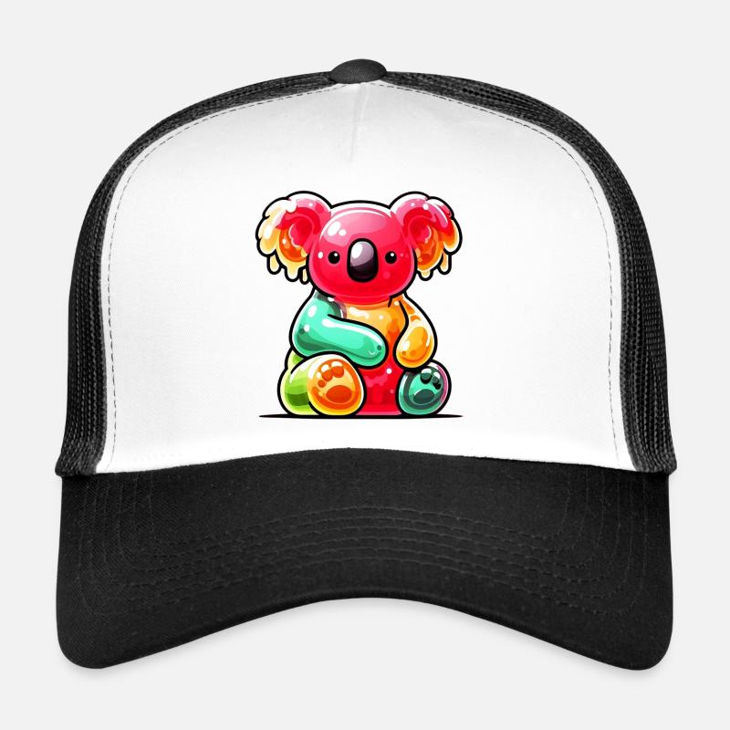 Koala - Trucker Cap - Weiß/Schwarz