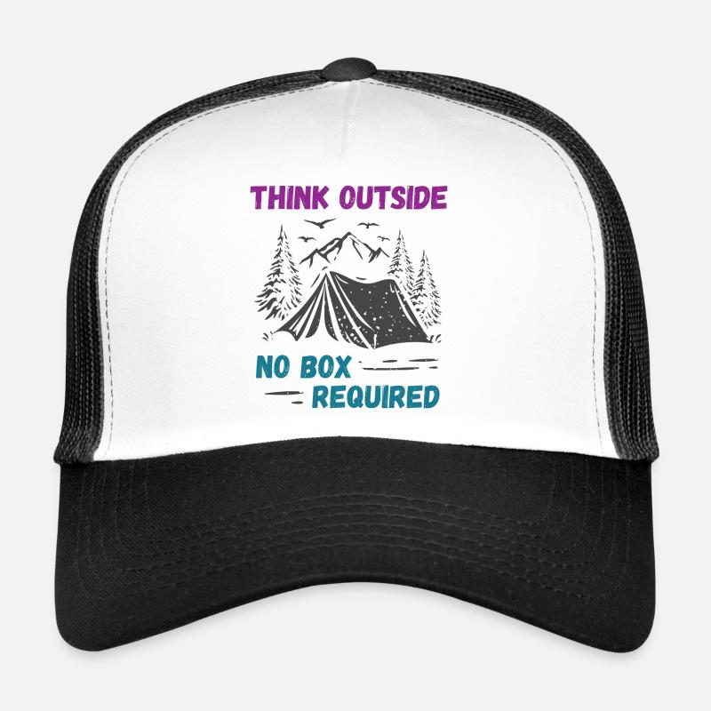 Camping, Randonnée, Forêt - Pensez à l’extérieur Casquette trucker 