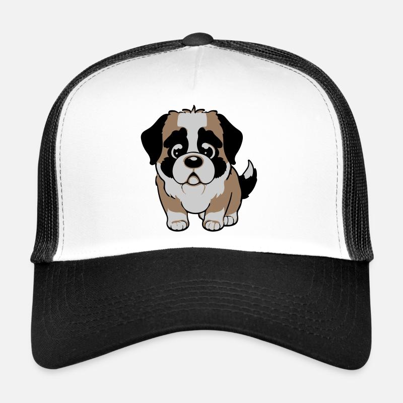 Chien Saint-Bernard Casquette trucker 