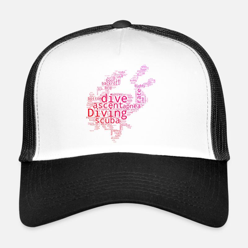 Plongeur Plongeur Plongeur Femmes Plongeur Casquette trucker 
