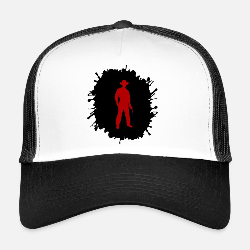 Éclaboussures de cow-boy Casquette trucker 