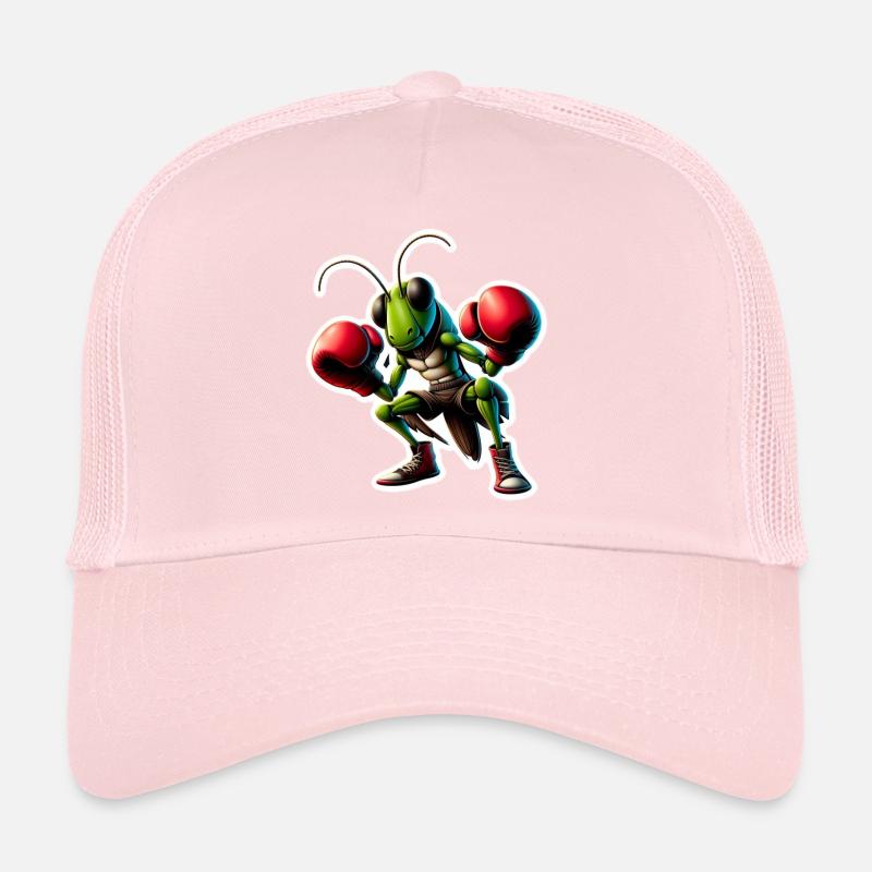 Grashüpfer sucht den Boxkampf Trucker Cap