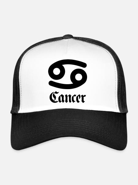 Homard Cancer - Casquette trucker  - blanc/noir - Devant