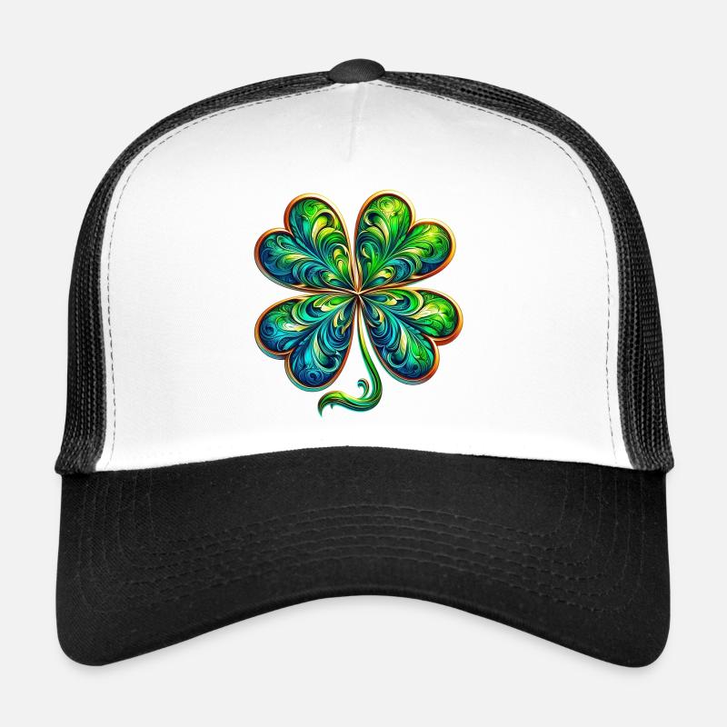 Trèfle à quatre feuilles Casquette trucker 