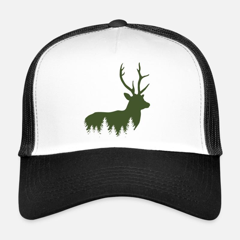 Jäger Bergsteiger Wanderer Hirsch Trucker Cap