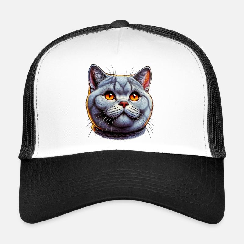 Britisch Kurzhaar Katze Trucker Cap