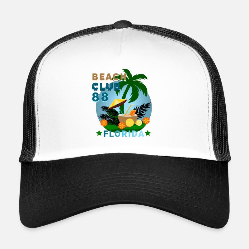 CLUB DE PLAGE FLORIDE Casquette trucker 