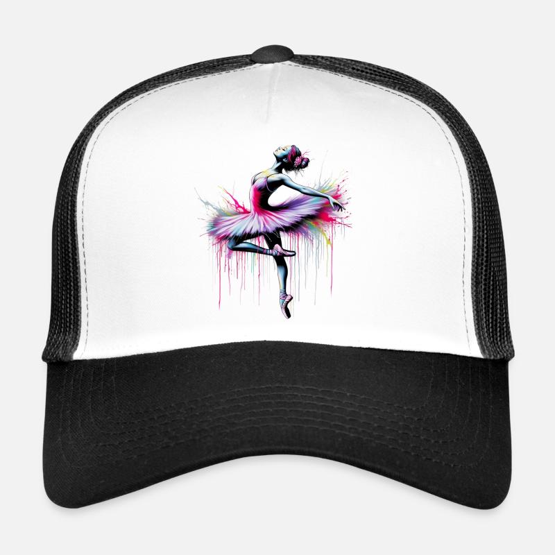 Danseuse de ballet avec tutu Casquette trucker 