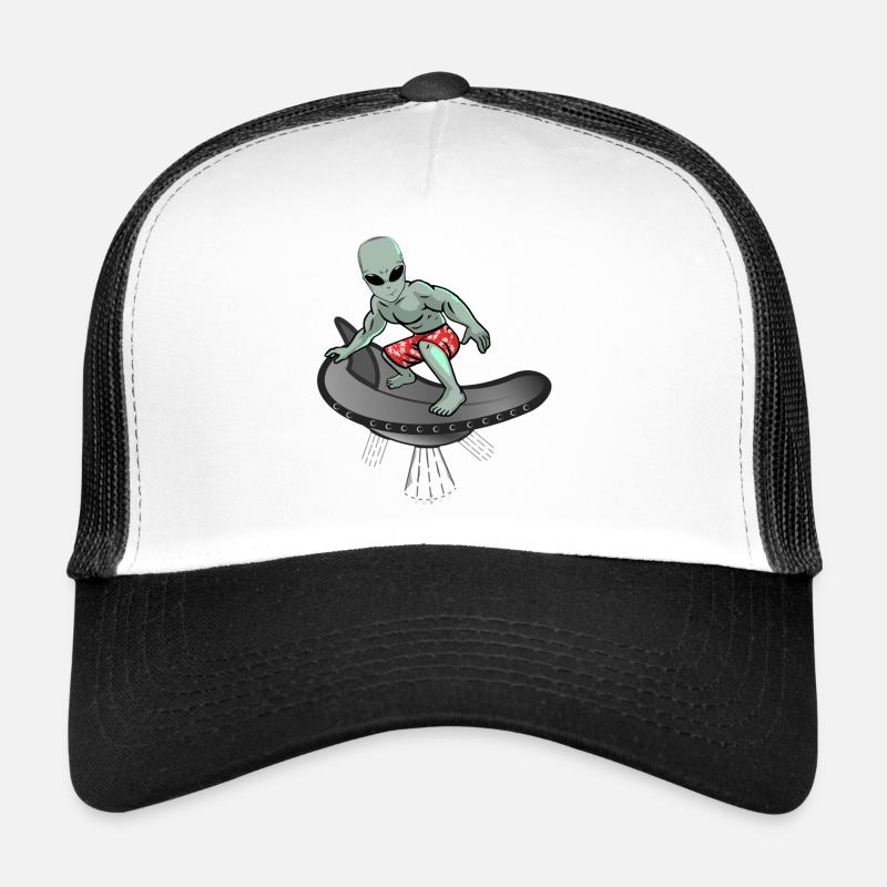 Alien Cool Surfing Trucker Cap