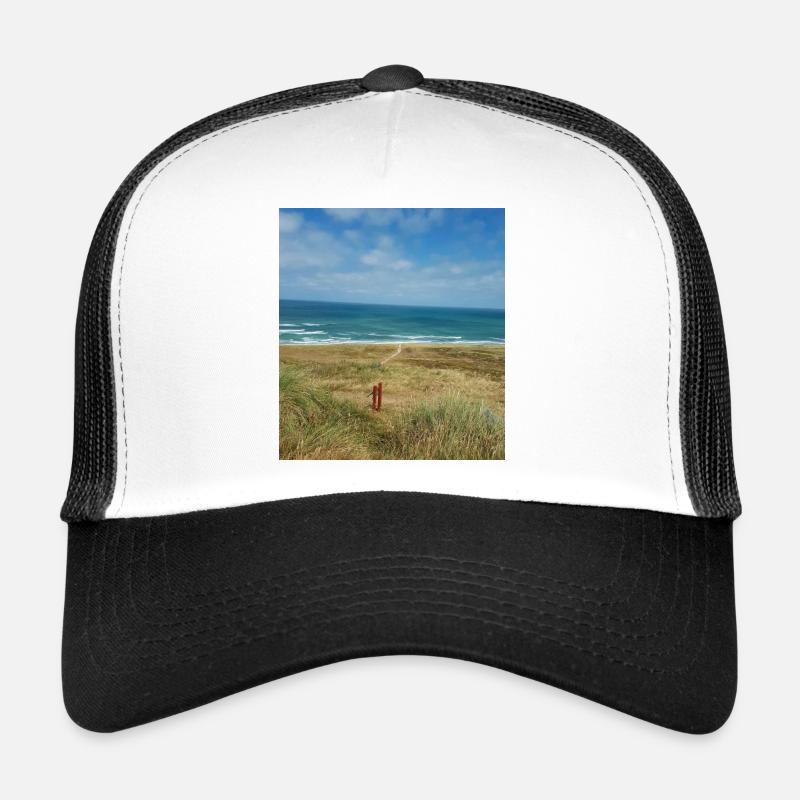 JensJensen - Trucker Cap - Weiß/Schwarz