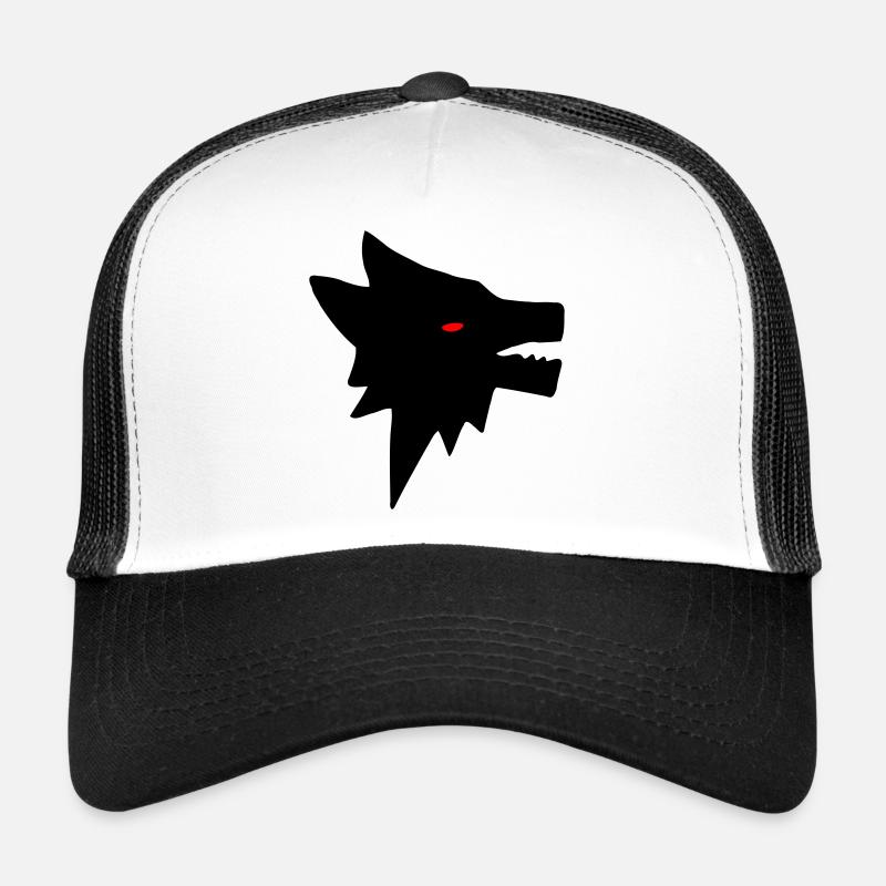 Wolf - Trucker Cap - Weiß/Schwarz