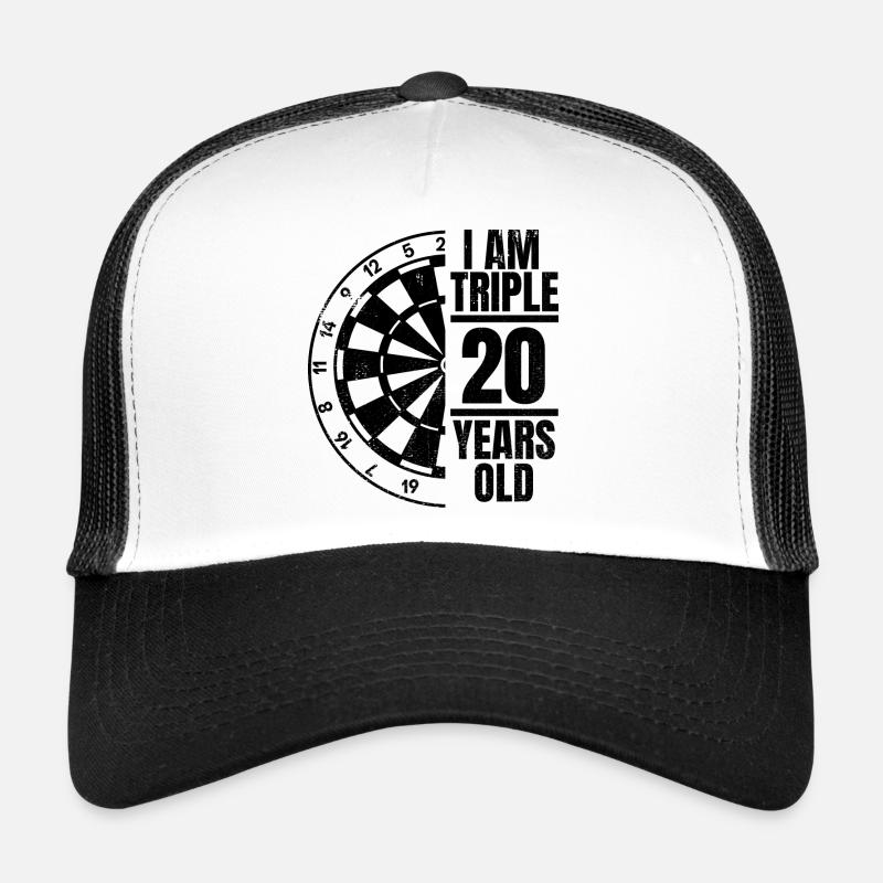 Vieux dicton de joueur de fléchettes Casquette trucker 