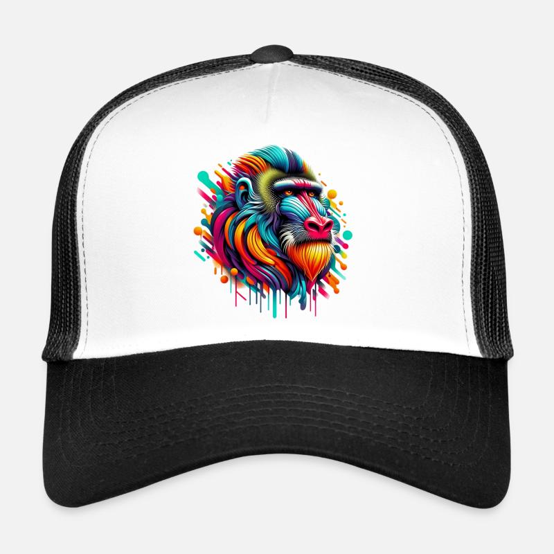 Singe Mandrill Casquette trucker 