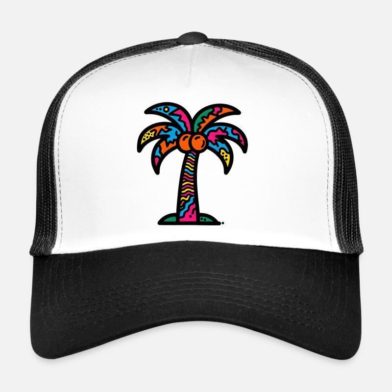 Palm Tree Trucker Cap