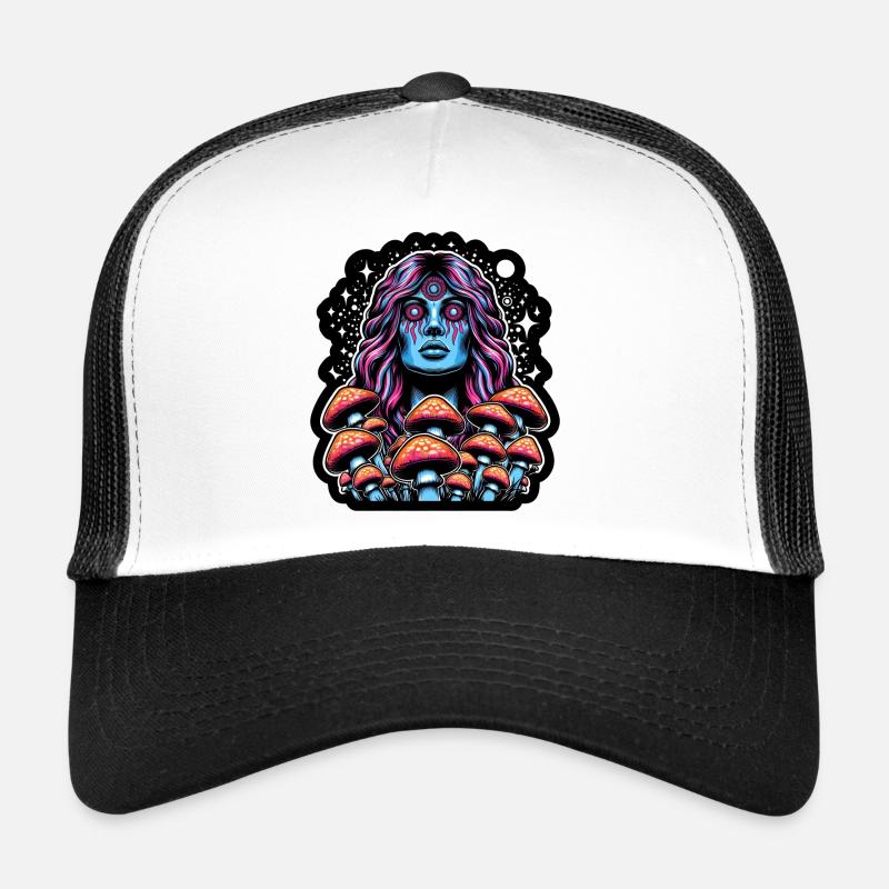 Oracle Champignon Psychédélique Casquette trucker 